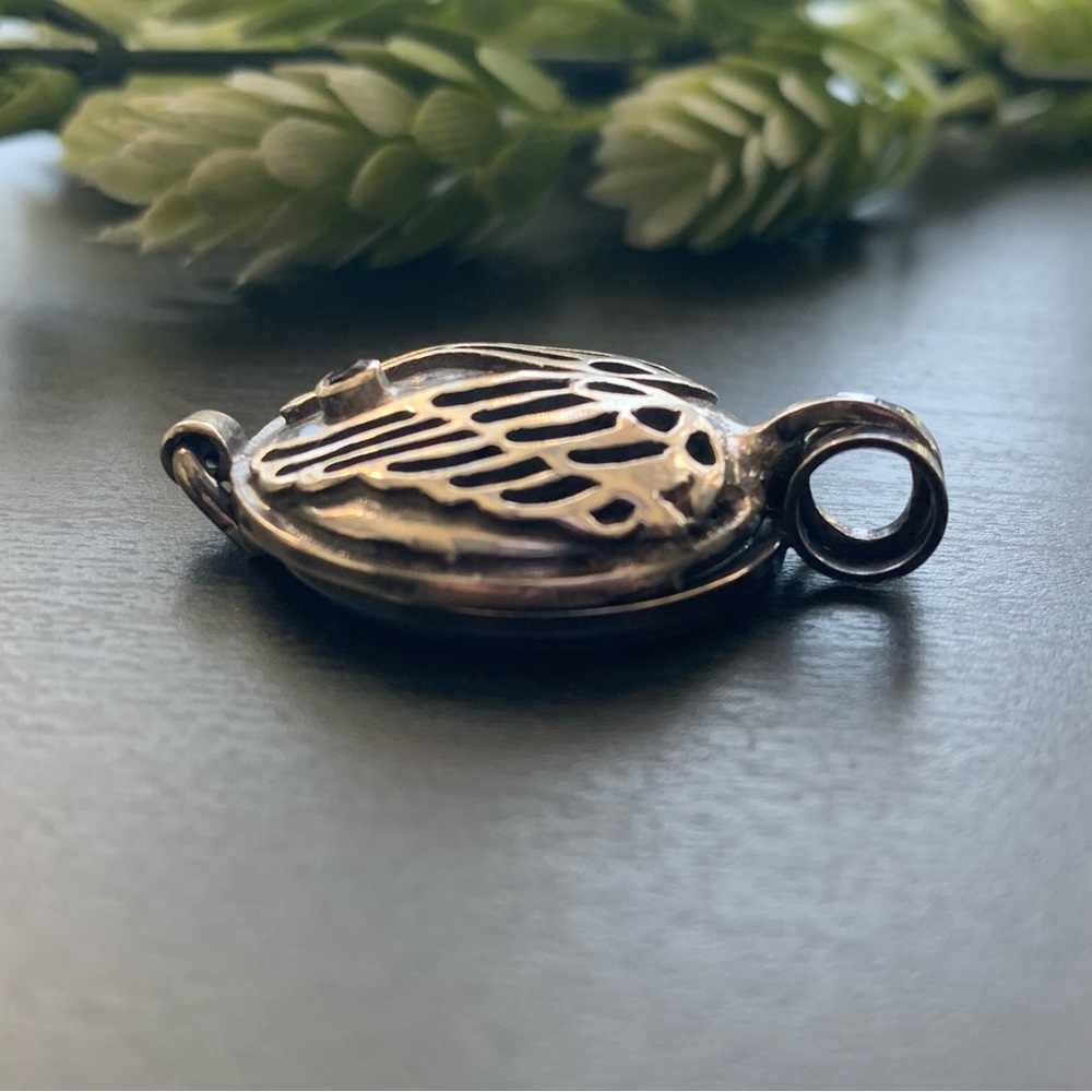 Sterling Amethyst Locket Diffuser - image 5